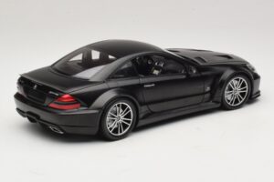 Mercedes SL65 AMG R230 Black Series Matt Black Minichamps 1:18 100038121 Метал — снимка 3 от 8