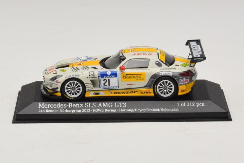 Mercedes SLS AMG GT3 #21 Rowe Racing Hartung / Heyer Nurburgring 24 Hours 2013 Minichamps 1:43 410133221 Метал