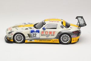 Mercedes SLS AMG GT3 #22 Graf / Jager Rowe Racing 24 Hours of Nurburgring 2013 Minichamps 1:18 151133122 Метал — снимка 3 от 6
