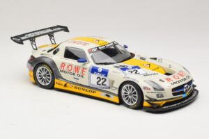 Mercedes SLS AMG GT3 #22 Graf / Jager Rowe Racing 24 Hours of Nurburgring 2013 Minichamps 1:18 151133122 Метал — снимка 4 от 6