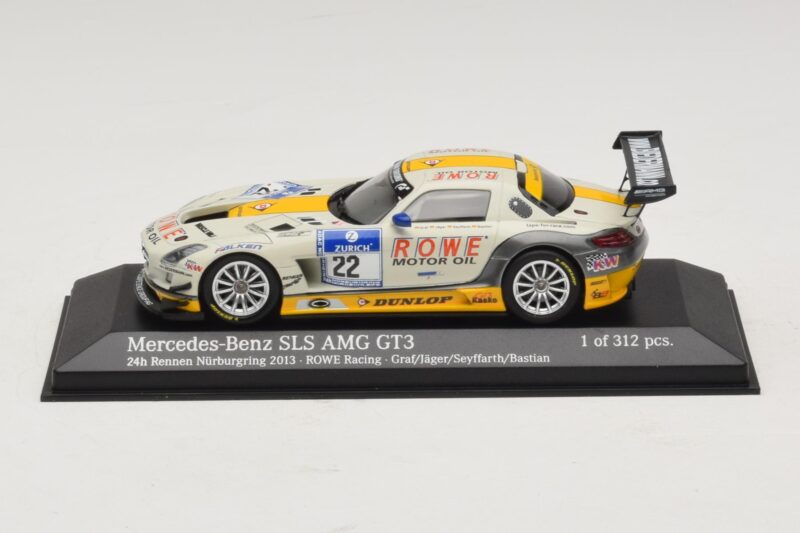 Mercedes SLS AMG GT3 #22 Rowe Racing Graf / Jager Nurburgring 24 Hours 2013 Minichamps 1:43 Mercedes SLS AMG GT3 #22 Rowe Racing Graf / Jager Nurburgring 24 Hours 2013 Minichamps 1:43 410133222 Метал