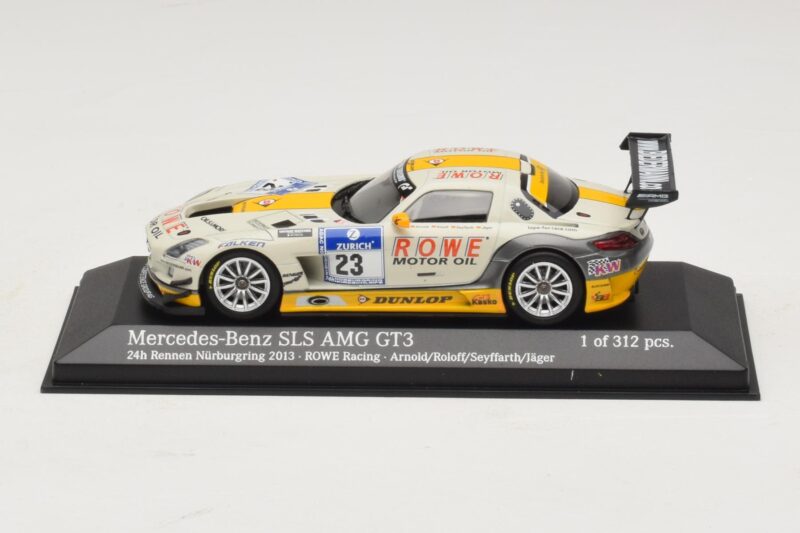 Mercedes SLS AMG GT3 #23 Rowe Racing Arnold / Roloff Nurburgring 24 Hours 2013 Minichamps 1:43 Mercedes SLS AMG GT3 #23 Rowe Racing Arnold / Roloff Nurburgring 24 Hours 2013 Minichamps 1:43 410133223 Метал