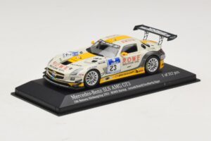 Mercedes SLS AMG GT3 #23 Rowe Racing Arnold / Roloff Nurburgring 24 Hours 2013 Minichamps 1:43 410133223 Метал — снимка 2 от 4