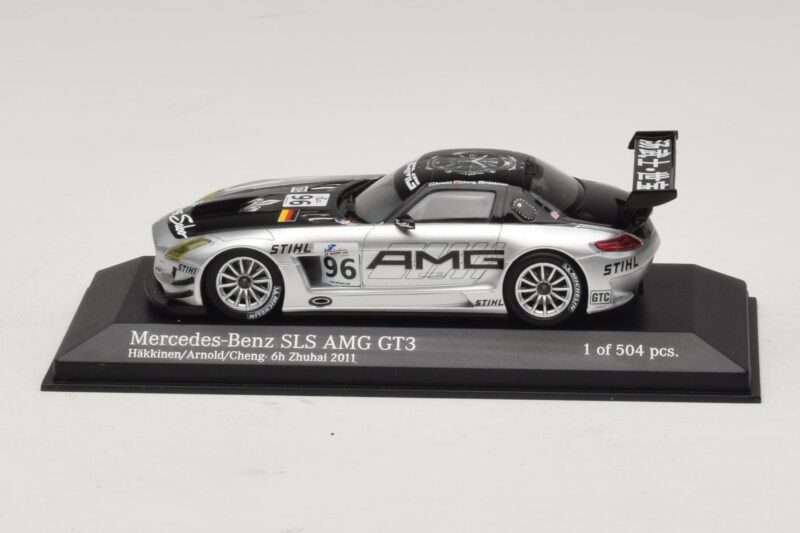 Mercedes SLS AMG GT3 #96 M. Hakkinen / R. Arnold 6 Hours of Zhuhai 2011 Minichamps 1:43 Mercedes SLS AMG GT3 #96 M. Hakkinen / R. Arnold 6 Hours of Zhuhai 2011 Minichamps 1:43 410113296 Метал