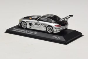 Mercedes SLS AMG GT3 #96 M. Hakkinen / R. Arnold 6 Hours of Zhuhai 2011 Minichamps 1:43 410113296 Метал — снимка 3 от 4