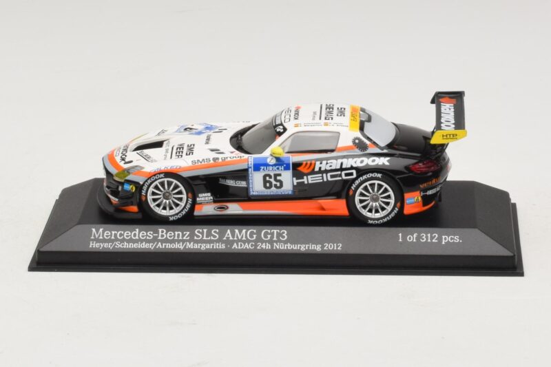 Mercedes SLS AMG GT3 #65 Hankook 24 Hours of Nurburgring 2012 Minichamps 1:43 Mercedes SLS AMG GT3 #65 Hankook 24 Hours of Nurburgring 2012 Minichamps 1:43 437123265 Метал