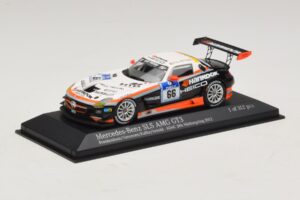Mercedes SLS AMG GT3 #66 Hankook C. Frankenhout / Simonsen 24 Hours of Nurburgring 2012 Minichamps 1:43 437123266 Метал — снимка 2 от 4