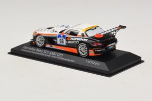 Mercedes SLS AMG GT3 #66 Hankook C. Frankenhout / Simonsen 24 Hours of Nurburgring 2012 Minichamps 1:43 437123266 Метал — снимка 3 от 4
