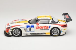 Mercedes SLS AMG GT3 #9 B. Schneider / J. Bleekemolen Black Falcon 24 Hours of Nurburgring Winner 2013 Minichamps 1:18 151133 — снимка 3 от 6