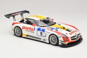Mercedes SLS AMG GT3 #9 B. Schneider / J. Bleekemolen Black Falcon 24 Hours of Nurburgring Winner 2013 Minichamps 1:18 151133 — снимка 4 от 6