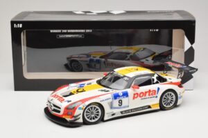 Mercedes SLS AMG GT3 #9 B. Schneider / J. Bleekemolen Black Falcon 24 Hours of Nurburgring Winner 2013 Minichamps 1:18 151133 — снимка 6 от 6