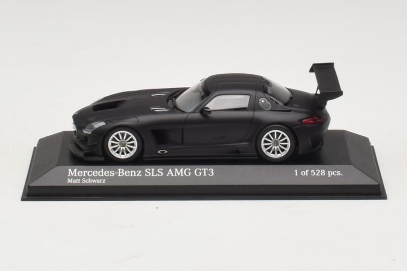 Mercedes SLS AMG GT3 Мат Черен Minichamps 1:43 Mercedes SLS AMG GT3 Мат Черен Minichamps 1:43 410113200 Метал