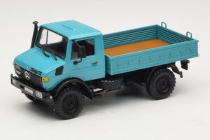 Mercedes Unimog 1300 L Камион с Платформа Син Minichamps 1:43 439033020 Метал