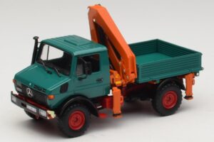 Mercedes Unimog 1300 L Самосвал с Товарен Кран Minichamps 1:43 439033000 Метал
