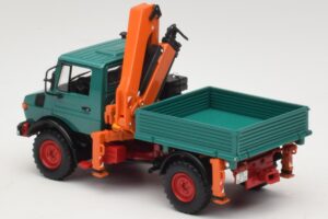 Mercedes Unimog 1300 L Самосвал с Товарен Кран Minichamps 1:43 439033000 Метал — снимка 5 от 6