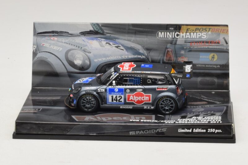 Mini Cooper #142 Von Bohlen / F. Grohs Schirra Motorsport Nurburgring 24 Hours 2011 Minichamps 1:43 43112142 Метал