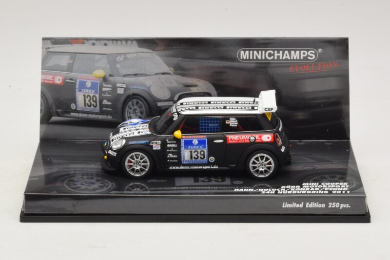 Mini Cooper Dörr Motorsport #139 Hahn / Holoch 24 Hours of Nürburgring 2011 Minichamps 1:43 437112139 Метал