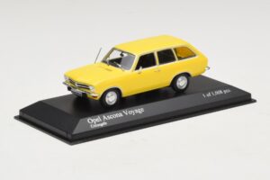 Opel Ascona A Voyage Жълт Minichamps 1:43 400045811 Метал — снимка 2 от 4