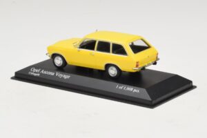Opel Ascona A Voyage Жълт Minichamps 1:43 400045811 Метал — снимка 3 от 4