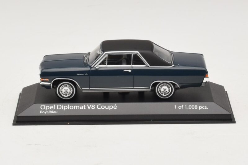 Opel Diplomat A V8 Coupe Тъмно Син Minichamps 1:43 400048021 Метал