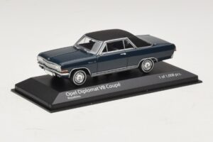 Opel Diplomat A V8 Coupe Тъмно Син Minichamps 1:43 400048021 Метал — снимка 2 от 4