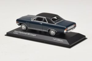Opel Diplomat A V8 Coupe Тъмно Син Minichamps 1:43 400048021 Метал — снимка 3 от 4