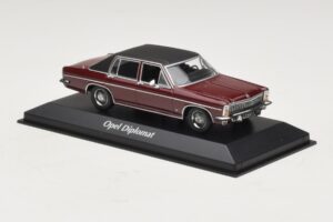 Opel Diplomat B Тъмночервен Maxichamps 1:43 940046071 Метал — снимка 3 от 4