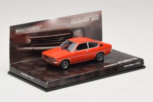 Opel Kadett C Купе Представяне IAA Frankfurt Червен Minichamps 1:43 436045620 Метал — снимка 2 от 4