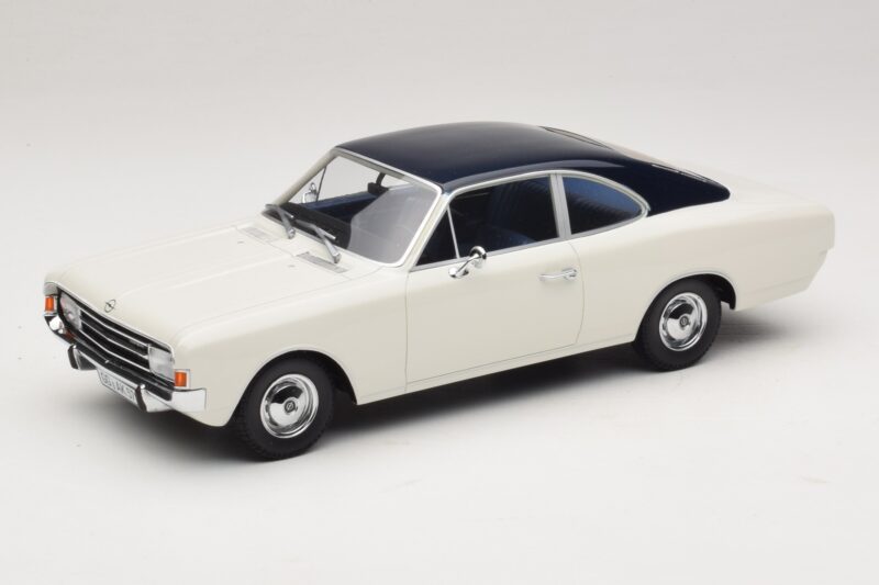Opel Rekord C Купе Бял Син Minichamps 1:18 107047021 Смола