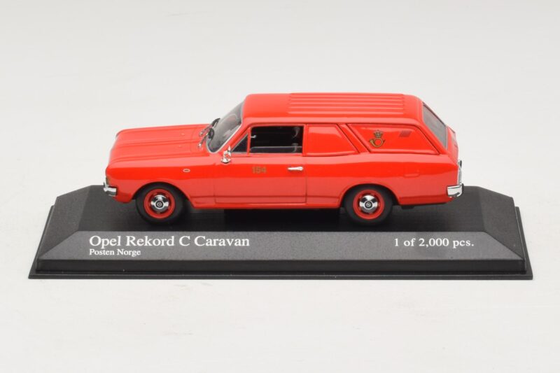 Opel Rekord Caravan Norwegian Post Minichamps 1:43 433046195 Метал