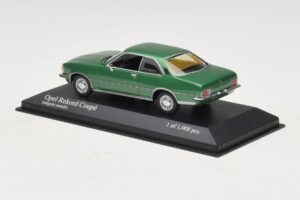 Opel Rekord D Купе Зелен Металик Minichamps 1:43 400044022 Метал — снимка 3 от 4
