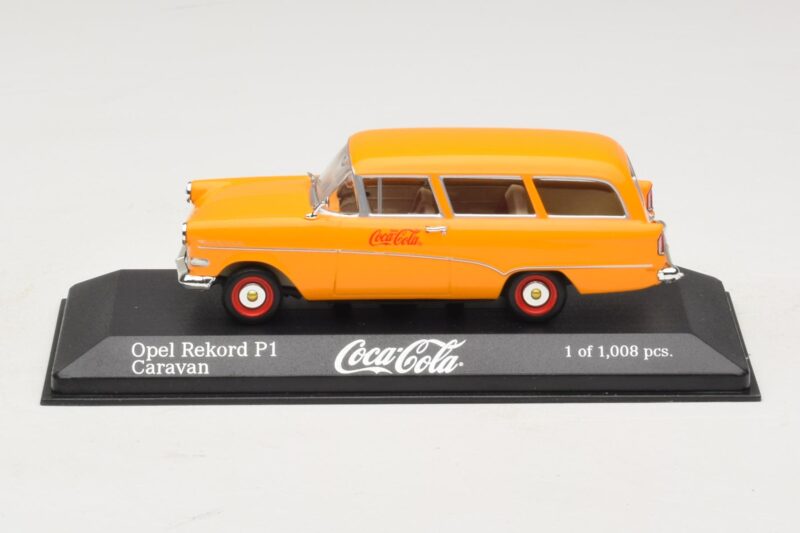Opel Rekord P1 Caravan Coca-Cola Minichamps 1:43 Opel Rekord P1 Caravan Coca-Cola Minichamps 1:43 430043270 Метал