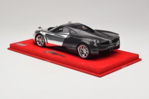 Pagani Huayra Chrome Silver Уникален Екземпляр BBR 1:18 P1873CM Смола — снимка 5 от 7