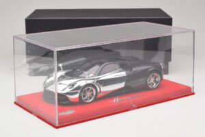 Pagani Huayra Chrome Silver Уникален Екземпляр BBR 1:18 P1873CM Смола — снимка 7 от 7