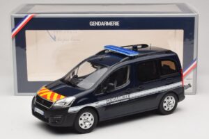 Peugeot Partner Gendarmerie Тъмносин Norev 1:18 184890 Метал — снимка 6 от 6