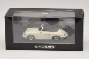 Porsche 356 B Кабриолет Слонова Кост Бяло Minichamps 1:43 400064332 Метал — снимка 4 от 4