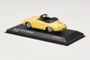 Porsche 356 B Кабриолет Жълт Minichamps 1:43 400064334 Метал — снимка 3 от 4