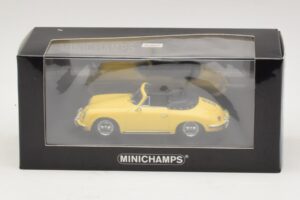 Porsche 356 B Кабриолет Жълт Minichamps 1:43 400064334 Метал — снимка 4 от 4