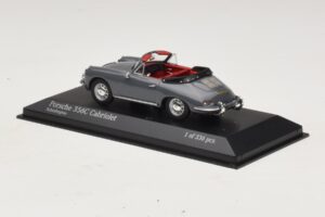 Porsche 356C Cabriolet Сив Minichamps 1:43 430062339 Метал — снимка 3 от 4