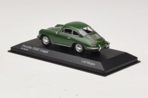 Porsche 356C Тъмнозелен Minichamps 1:43 430062329 Метал — снимка 3 от 4