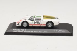 Porsche 906 K Scuderia Filipinetti #148 W. Mairesse / H. Muller Targa Florio Winners 1966 Minichamps 1:43 400666648 Метал