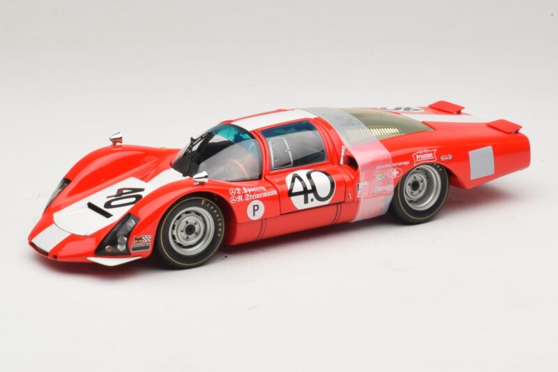 Porsche 906 LH Squadra Tartaruga #40 D. Spoerry / R. Steinemann 12 Hours of Sebring 1967 Minichamps 1:18 100676140 Метал