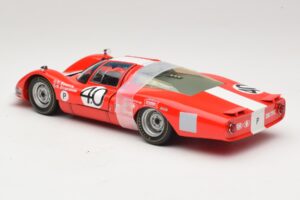 Porsche 906 LH Squadra Tartaruga #40 D. Spoerry / R. Steinemann 12 Hours of Sebring 1967 Minichamps 1:18 100676140 Метал — снимка 7 от 8