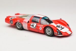 Porsche 906 LH Squadra Tartaruga #40 D. Spoerry / R. Steinemann 12 Hours of Sebring 1967 Minichamps 1:18 100676140 Метал — снимка 6 от 8