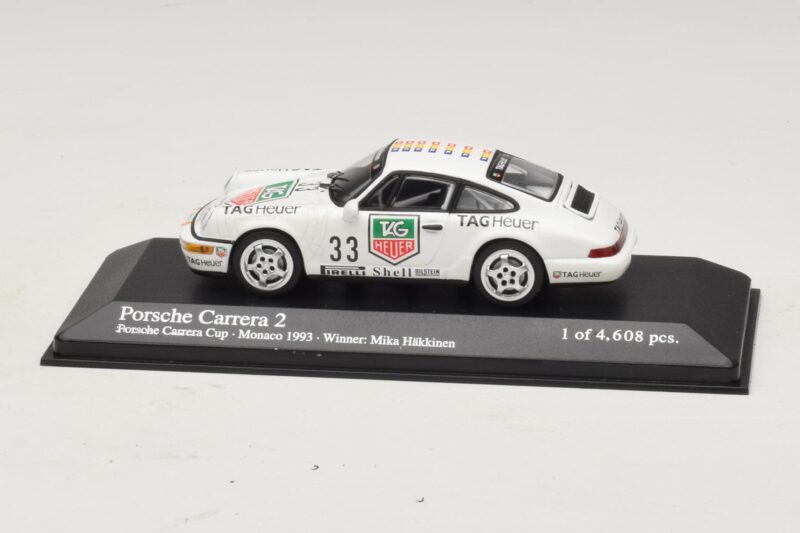 Porsche 911 964 Carrera 2 #33 M. Hakkinen Monaco Carrera Cup Winner 1993 Minichamps 1:43 430936033 Метал