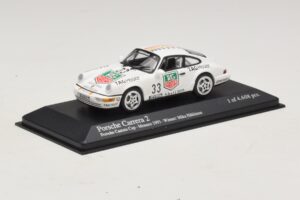 Porsche 911 964 Carrera 2 #33 M. Hakkinen Monaco Carrera Cup Winner 1993 Minichamps 1:43 430936033 Метал — снимка 2 от 4