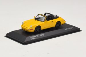 Porsche 911 964 Targa Жълт Minichamps 1:43 400061367 Метал — снимка 2 от 4