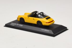 Porsche 911 964 Targa Жълт Minichamps 1:43 400061367 Метал — снимка 3 от 4