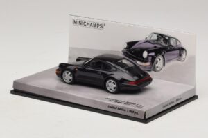 Porsche 911 964 Turbo S 3.6 30-Годишнина Черен Minichamps 1:43 436069171 Метал — снимка 3 от 5
