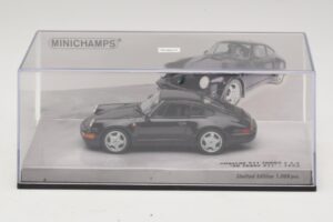 Porsche 911 964 Turbo S 3.6 30-Годишнина Черен Minichamps 1:43 436069171 Метал — снимка 4 от 5